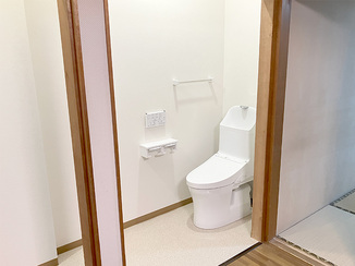 トイレリフォーム 押し入れスペースを活かし、使いやすいレストルームへ